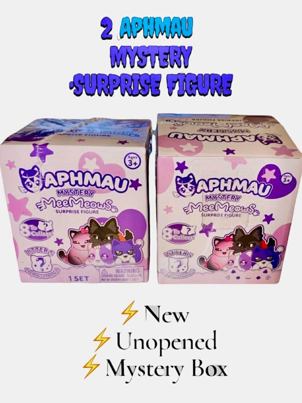 2Aphmau Mystery MeeMeows Plush Surprise Figure Litter 5 Series 1 - 8 To Collect